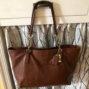 Coach handbag Brown leather
